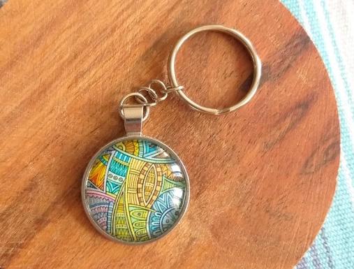 Růžové kvítí - náušnice