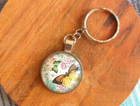 Růžové kvítí - náušnice