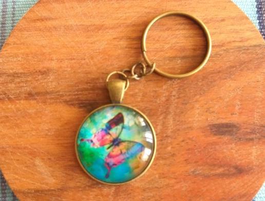 Růžové kvítí - náušnice