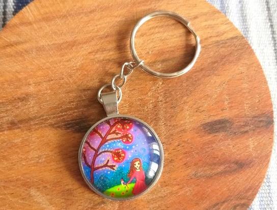 Růžové kvítí - náušnice