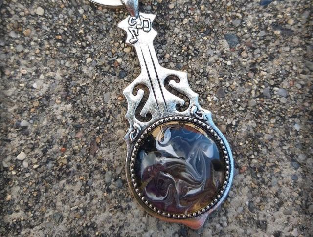 Růžové kvítí - náušnice