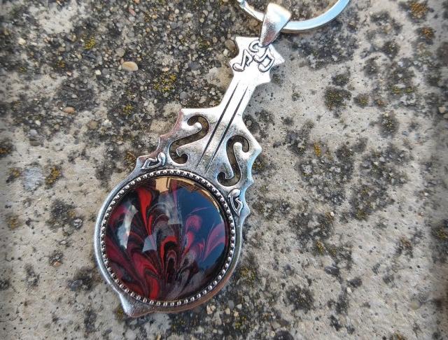 Růžové kvítí - náušnice