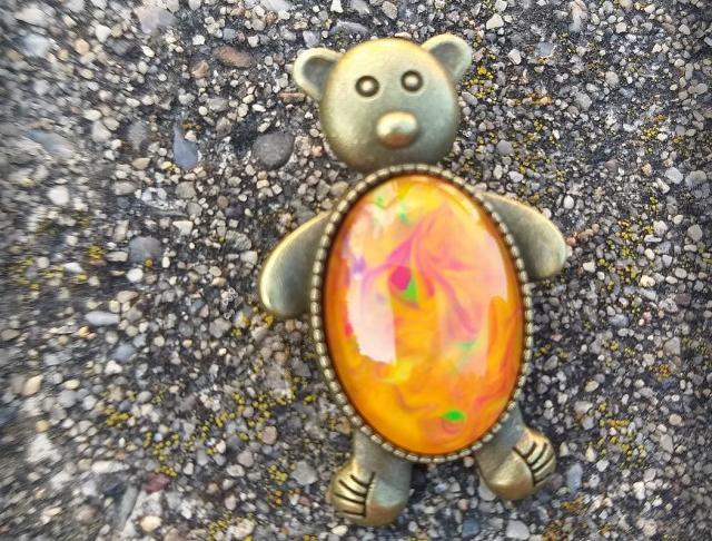 Růžové kvítí - náušnice