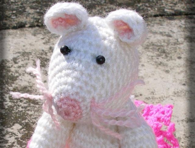 Růžové kvítí - náušnice