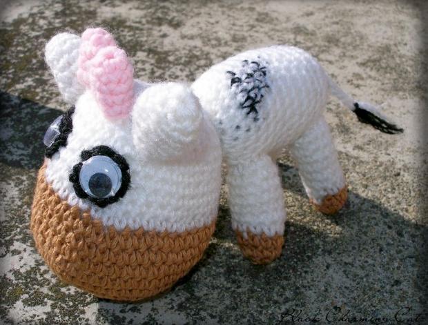 Růžové kvítí - náušnice