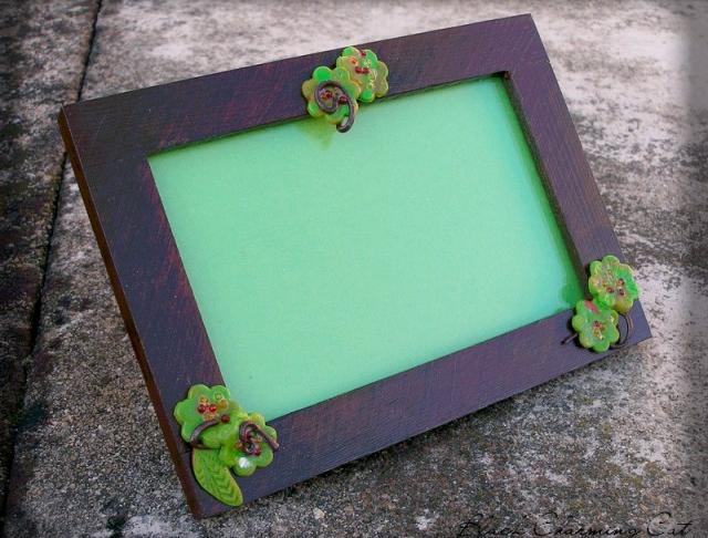 Růžové kvítí - náušnice