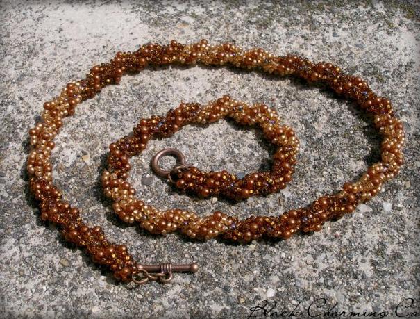 Růžové kvítí - náušnice