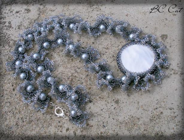 Růžové kvítí - náušnice