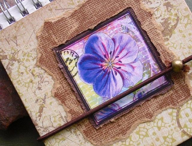 Blok rozkvetlý zápisník blok zapsat pamatovat poznámky 