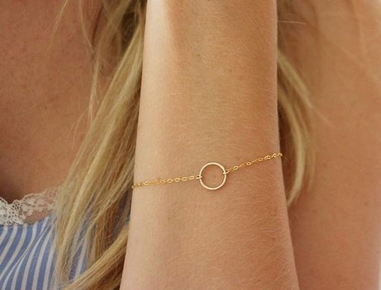 Řetízek s půlměsícem (gold filled)