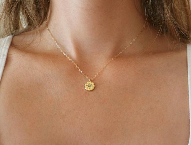 Řetízek s půlměsícem (gold filled)