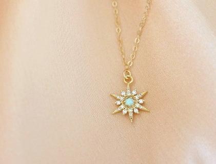 Řetízek s půlměsícem (gold filled)