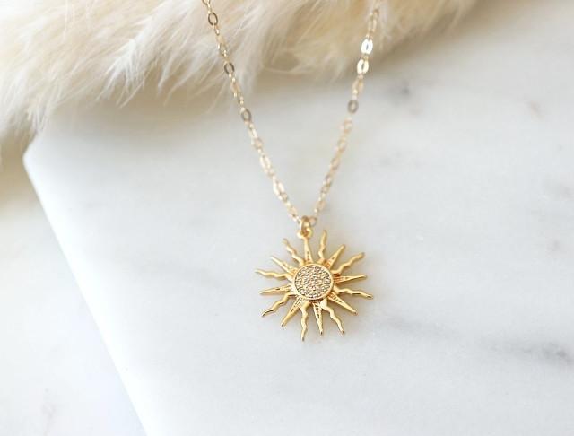 Řetízek s půlměsícem (gold filled)