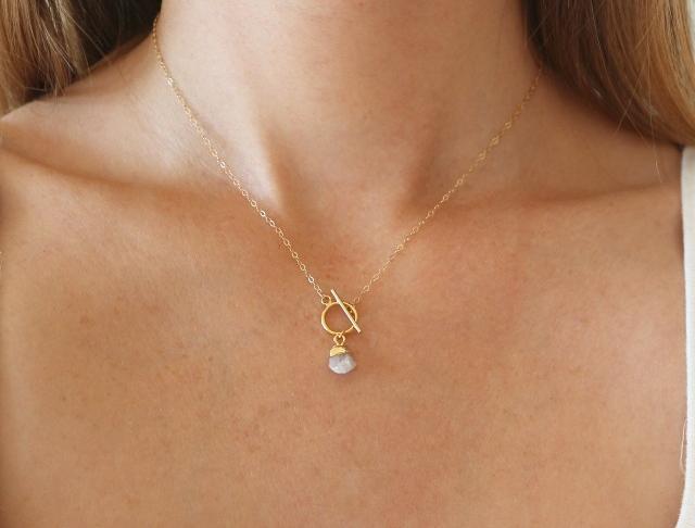 Řetízek s půlměsícem (gold filled)