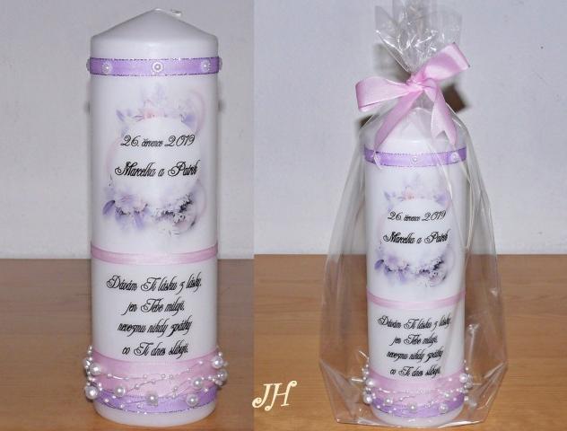 Smuteční svíčka se jménem