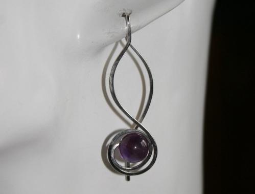 Náušnice - čtyřlístek - ocel