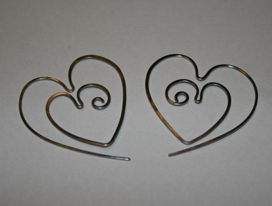 Náušnice - čtyřlístek - ocel