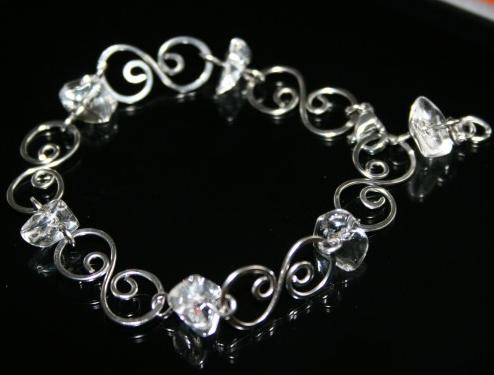 Náušnice - čtyřlístek - ocel