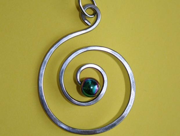 Náušnice - čtyřlístek - ocel