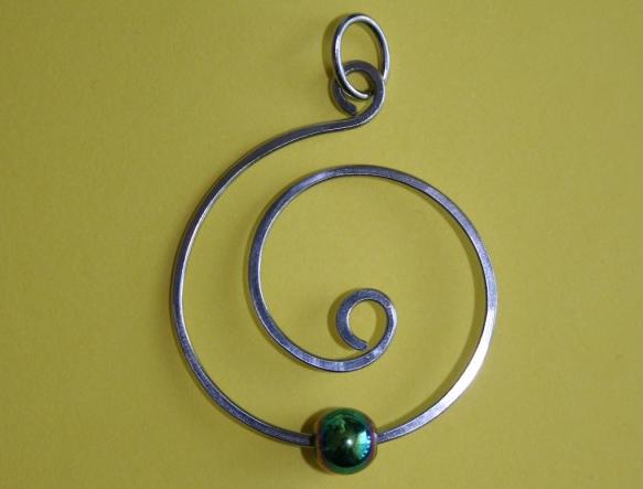 Náušnice - čtyřlístek - ocel