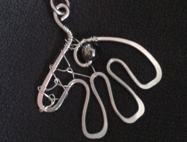 Náušnice - čtyřlístek - ocel