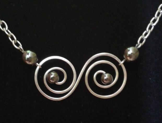 Náušnice - čtyřlístek - ocel