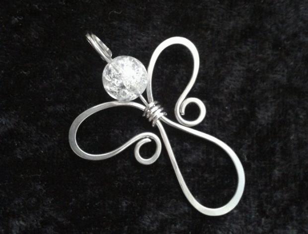 Náušnice - čtyřlístek - ocel