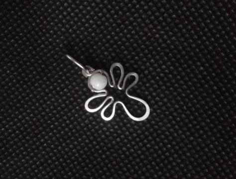 Náušnice - čtyřlístek - ocel