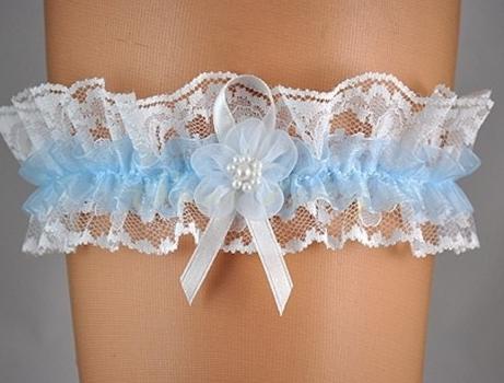 Svatební vývazky s kytičkou - zlaté