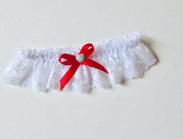 Svatební vývazky s kytičkou - zlaté