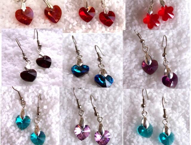 Náušnice s komponenty Swarovski
