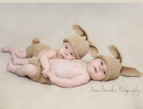 Čepička s knoglíčkem a mašličkou