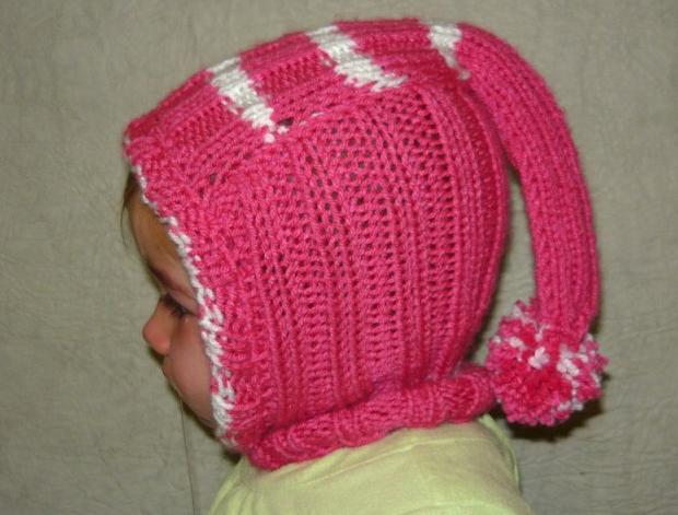 Čepička s knoglíčkem a mašličkou