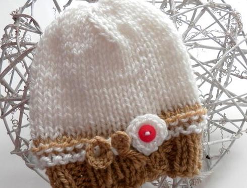 Háčkovaný set - tunel a čepice