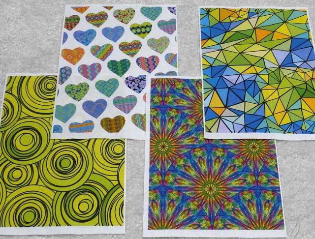 Velké barevné náušnice