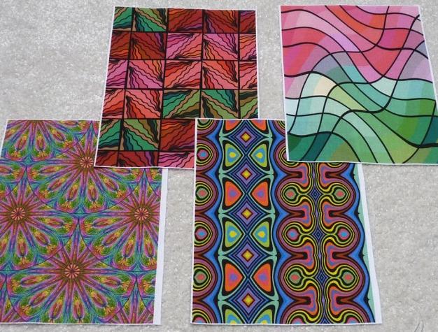 Velké barevné náušnice