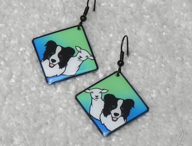 Velké barevné náušnice