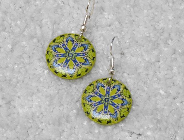 Velké barevné náušnice