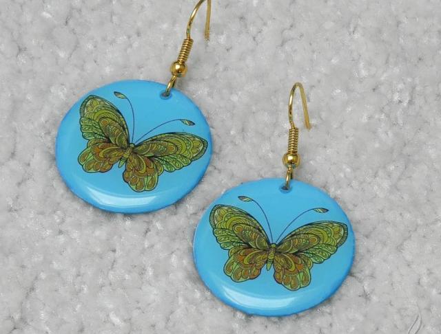 Velké barevné náušnice