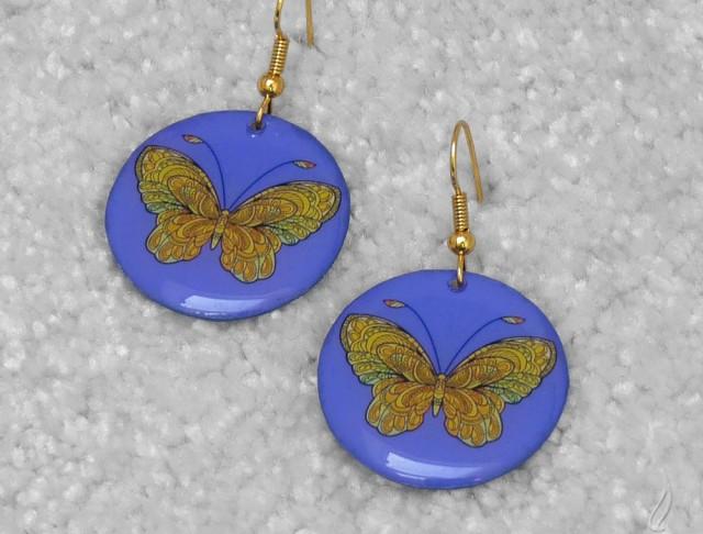 Velké barevné náušnice