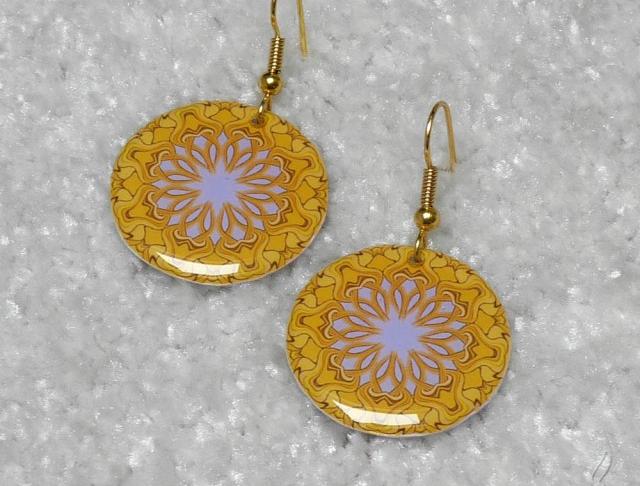 Velké barevné náušnice