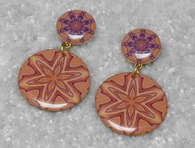 Velké barevné náušnice