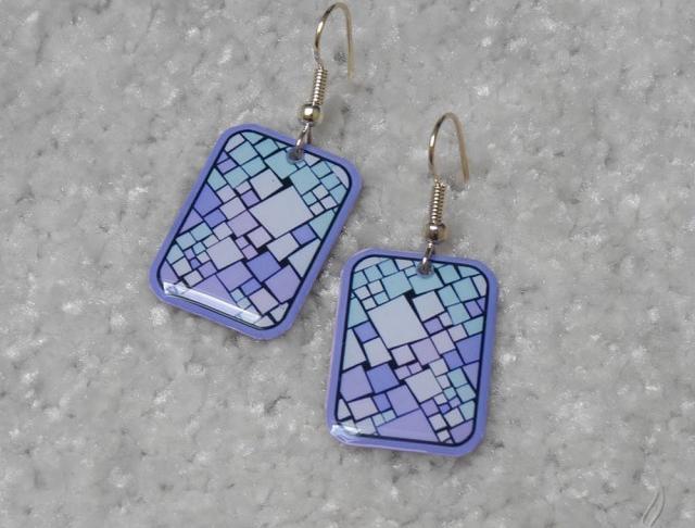 Velké barevné náušnice