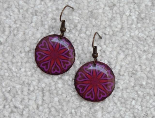 Velké barevné náušnice