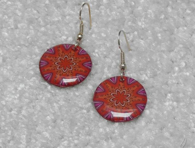 Velké barevné náušnice