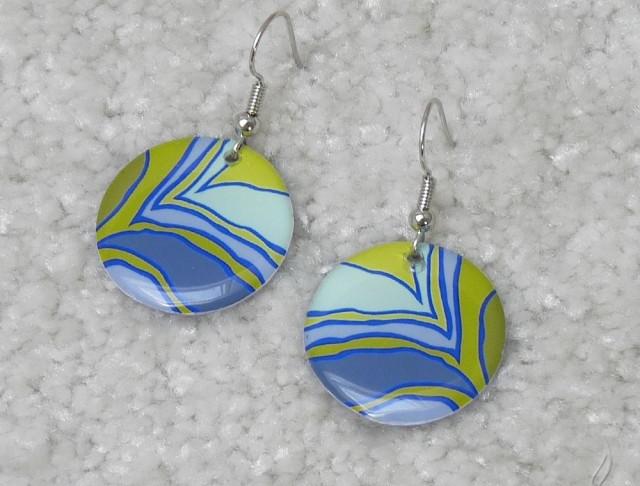 Velké barevné náušnice