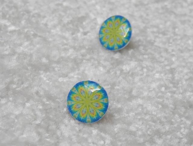 Velké barevné náušnice