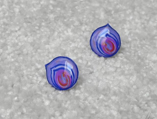 Velké barevné náušnice