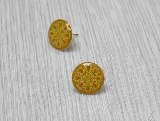 Velké barevné náušnice