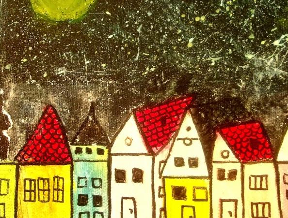 Vánoční věnec ze skořápek ořechů.